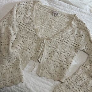 Sincerely Jules Cream Knit Cardigan